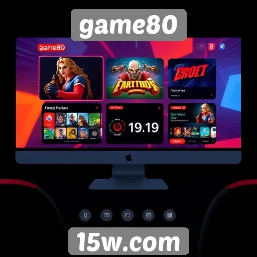 interface do game80 é otimizada para melhor usabilidade